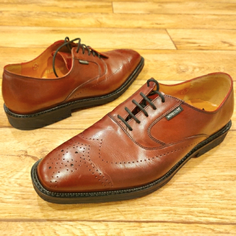 Mephisto 🇫🇷 Peter Supreme Oxblood Wingtip Shoes